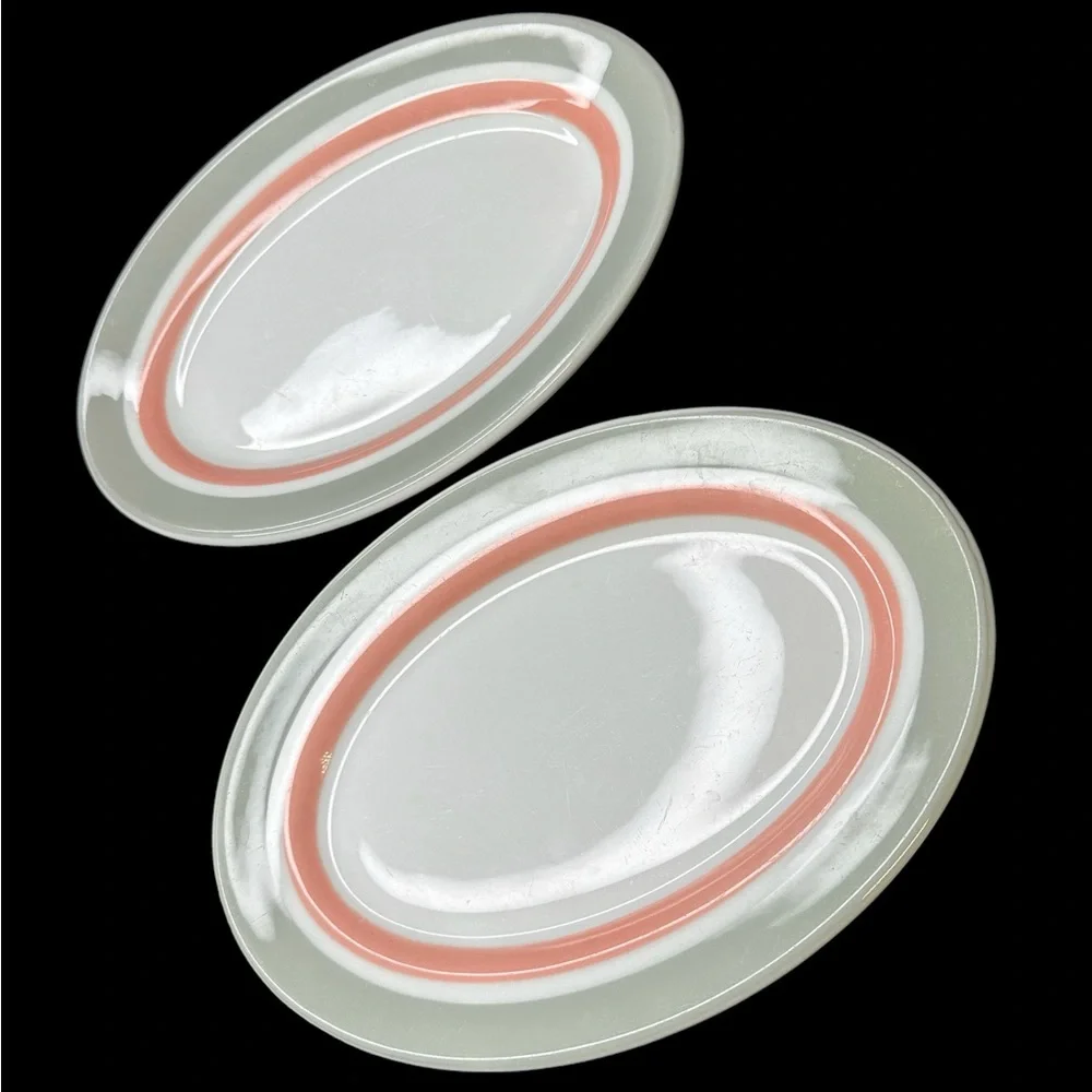Vintage 1950’s Oval Shenango 9.5” Plates (2)
